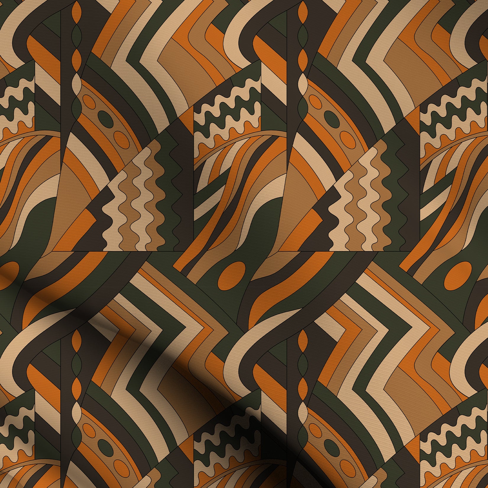 Orange Lined