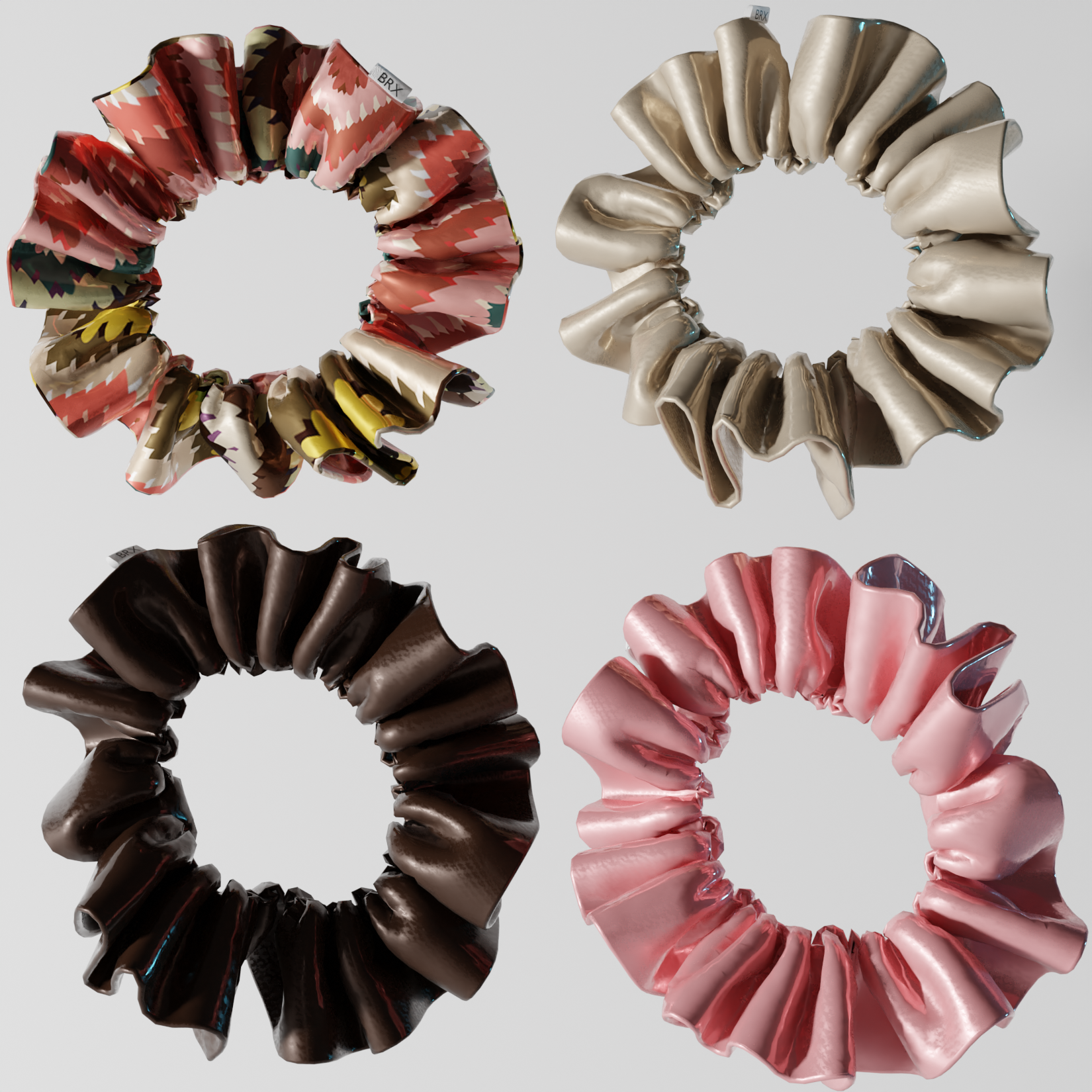 Queen of Hearts Scrunchies Bundle